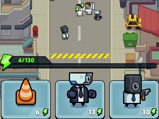 Toilet Fight Police vs Zombie_img
